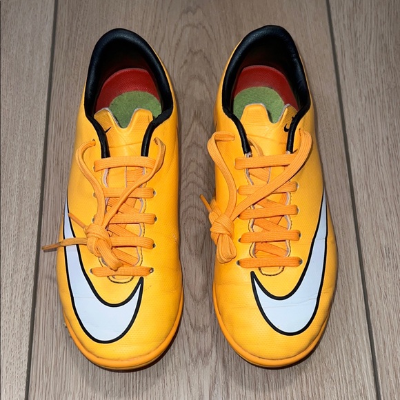 Nike Other - Nike Mercurial Kid’s Soccer Shoes in Orange and Black